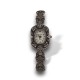 Reloj en plata con marcasitas para mujer Thermidor