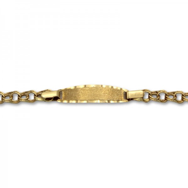 El diseño Predicar Doméstico Esclava en oro 18K clasica de eslabón hungaro, ideal regalo