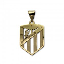Colgante de oro escudo del Atlético de Madrid